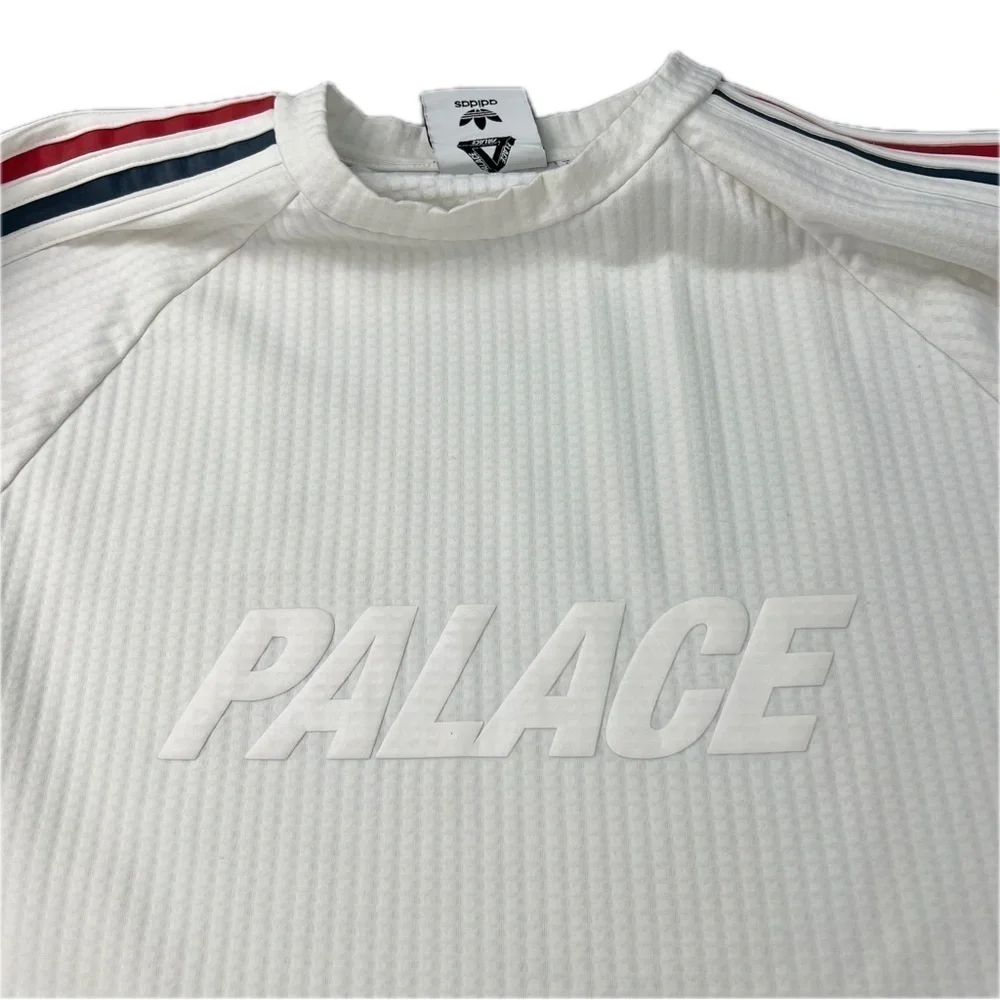 PALACE Adidas Fall 20 Spell Out White Sweatshirt